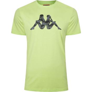 Kappa LOGO GIERMO Pánské tričko, světle zelená, velikost M