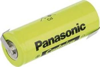 Akumulátor NiCd Panasonic 3/2 D s pájecími kontakty, 7000 mAh