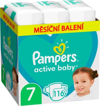 Pampers Active Baby Plenky S7 15kg+, 116 ks