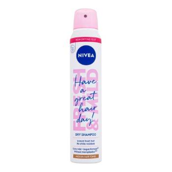 Nivea Fresh & Mild Medium Hair Tones 200 ml suchý šampon pro ženy na blond vlasy