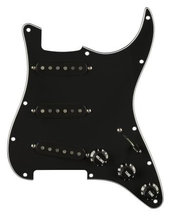 Fender Pre-Wired Strat Pickguard, Pure Vintage '59 w/RWRP Middle, Blac