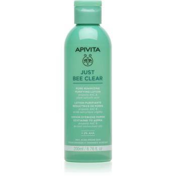 Apivita Just Bee Clear Pore Minimizing Lotion péče na rozšířené póry a černé tečky 200x1 ml