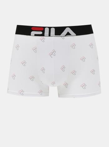 Bílé vzorované boxerky FILA