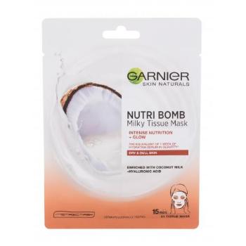 Garnier Skin Naturals Nutri Bomb Coconut + Hyaluronic Acid 1 ks pleťová maska na suchou pleť; na rozjasnění pleti; výživa a regenerace pleti
