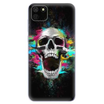 Odolné silikonové pouzdro iSaprio - Skull in Colors - Huawei Y5p