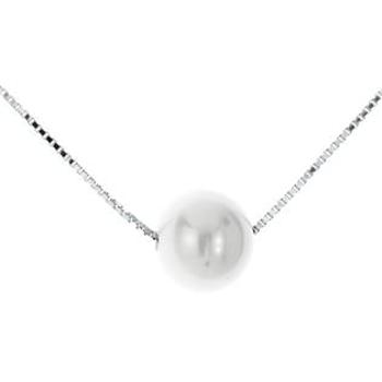 NUBIS® Střibrný náhrdelník s perličkou - NB-2129