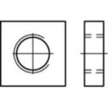 Čtyřhranné matice TOOLCRAFT 109037, M3, N/A, ocel, 1000 ks