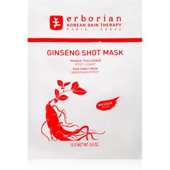 Erborian Ginseng Shot Mask plátýnková maska s vyhlazujícím efektem 15 g