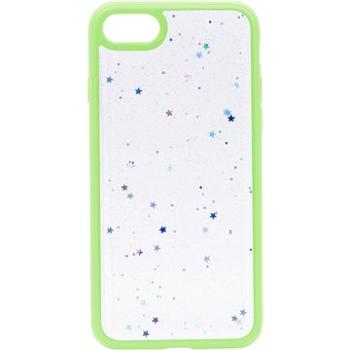 iWill Clear Glitter Star Phone Case pro iPhone 7 Green (DIP888-24)