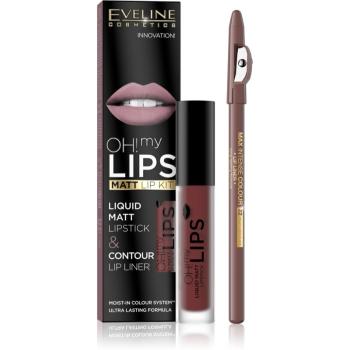 Eveline Cosmetics OH! my LIPS Matt sada na rty 16 2 ks