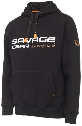 Savage Gear Mikina Cosmo Hoodie Black Ink 2XL