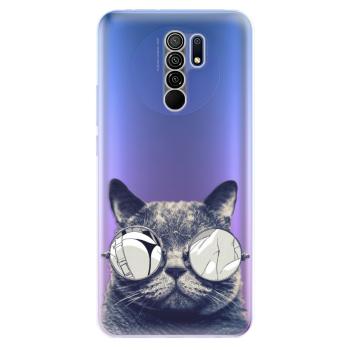 Odolné silikonové pouzdro iSaprio - Crazy Cat 01 - Xiaomi Redmi 9