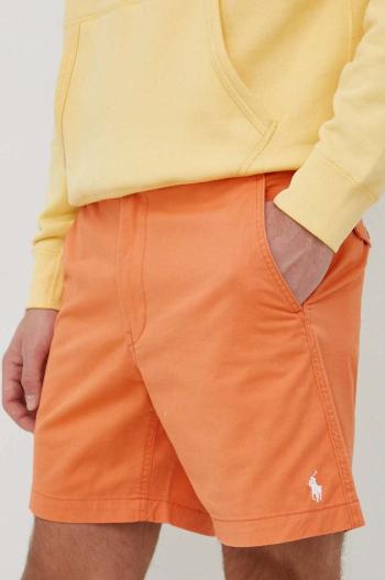 Kraťasy Polo Ralph Lauren pánské, oranžová barva