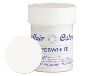 Běloba prášková Superwhite 20 g bílá - Sugarflair Colours