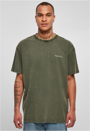 Urban Classics Oversized Small Embroidery Tee bottlegreen - XL