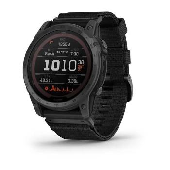 Garmin tactix® 7 PRO Solar Sapphire Ballistics, Black DLC Titanium / Black Nylon Tactical Band