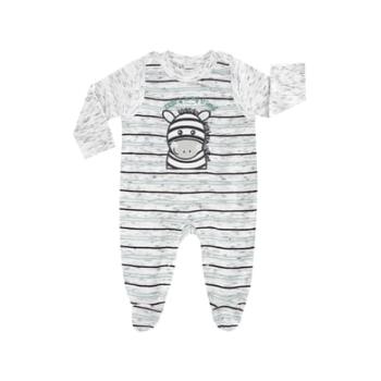 JACKY romper set ZEBRA ringlets/grey-melange