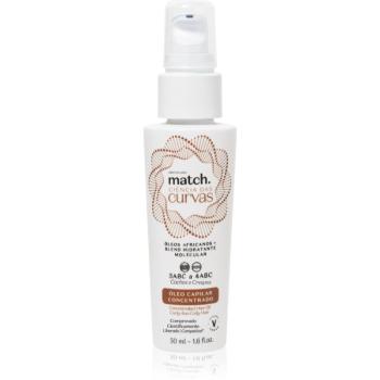 Match. Science of Curves vlasový olej pro vlnité a kudrnaté vlasy 50 ml