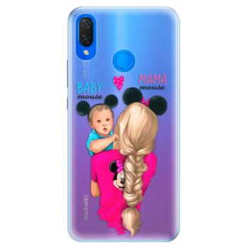 Silikonové pouzdro iSaprio - Mama Mouse Blonde and Boy - Huawei Nova 3i