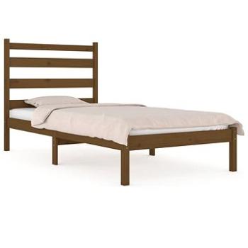 Rám postele medově hnědý masivní borovice 90 × 200 cm, 3103636 (3103636)