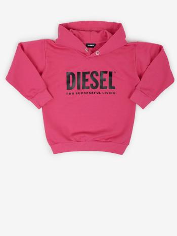 Diesel Mikina dětská Růžová