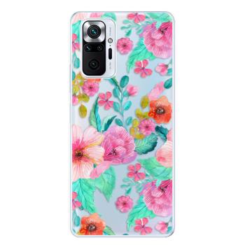 Odolné silikonové pouzdro iSaprio - Flower Pattern 01 - Xiaomi Redmi Note 10 Pro