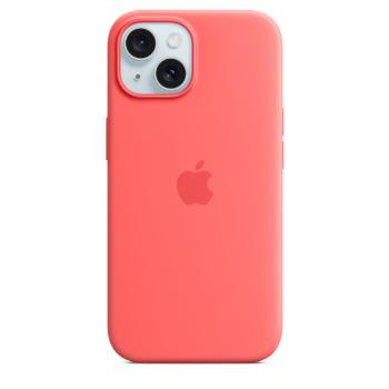 iPhone 15+ Silicone Case with MS - Guava