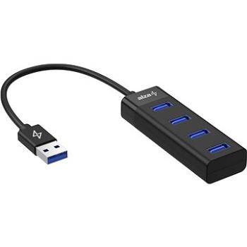 AlzaPower Core USB-A (M) na 4× USB-A (F) černá (APW-HAC4A1B)