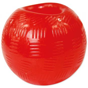 Hračka DOG FANTASY Strong míček gumový červený 6,3cm