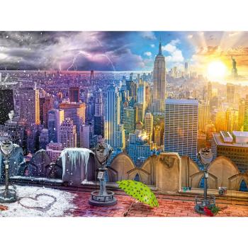 Ravensburger puzzle Mrakodrapy New Yorku 1500 dílků