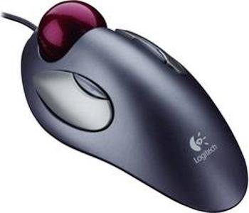 Optická Trackball Logitech Trackman Marble 910-000808, černá