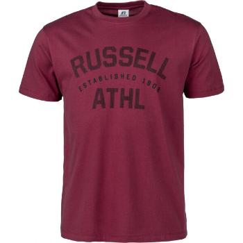 Russell Athletic S/S TEE Pánské tričko, vínová, velikost S
