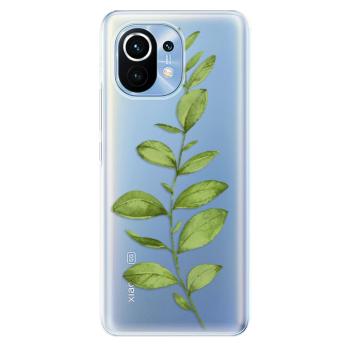 Odolné silikonové pouzdro iSaprio - Green Plant 01 - Xiaomi Mi 11