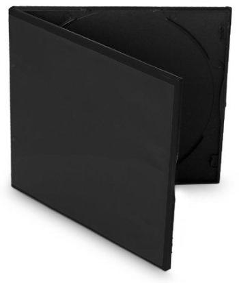 COVER IT box na VCD/ plastový obal na CD a DVD/ ULTRA slim/ 5,2mm/ černý, 27017