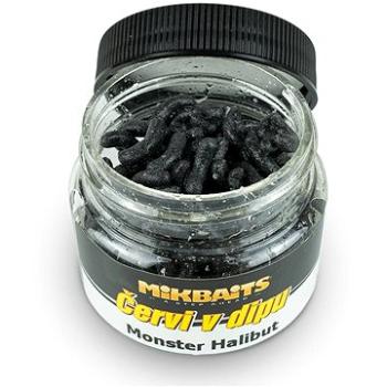 Mikbaits Červi v dipu Monster Halibut 50ml (8595602243235)