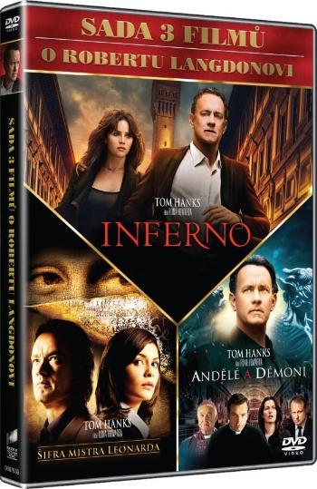 Dan Brown - kolekce (Šifra mistra Leonarda, Andělé a démoni, Inferno) (3 DVD)