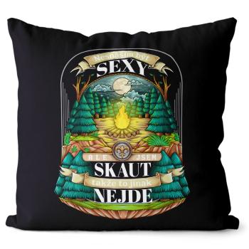 Polštář Sexy skaut (Velikost: 55 x 55 cm)