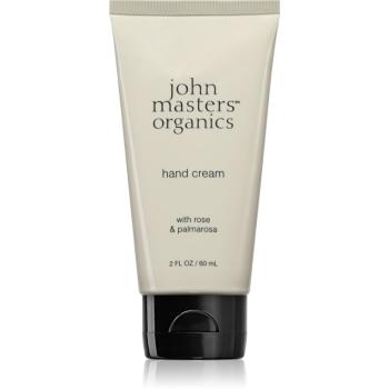 John Masters Organics hand cream Rose & Palmarosa vyživující krém s růžovým olejem 60 ml