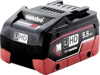 Náhradní akumulátor pro elektrické nářadí, Metabo 625368000, 18 V, 5.5 Ah, LiHD