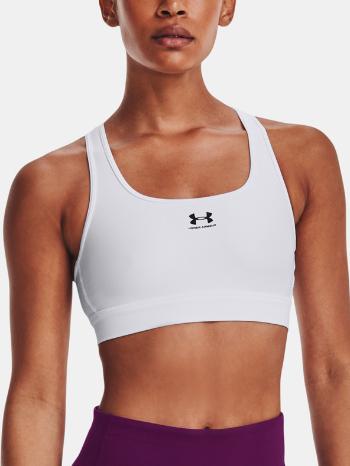 Under Armour UA HG Armour Mid Padless Sportovní podprsenka Bílá