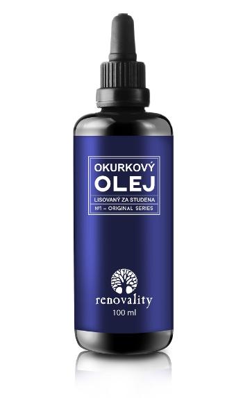 Renovality Okurkový olej ze semen za studena lisovaný 100 ml