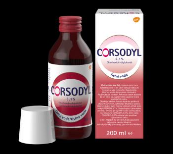 Corsodyl Ústní voda 0.1% 200 ml