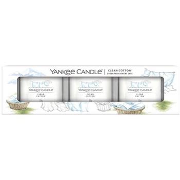 YANKEE CANDLE Set Clean Cotton Sampler 3× 37 g (5038581125237)