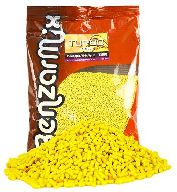 Benzar mix pelety fluo turbo pellet 800 g 1,6 mm - ananas n-butyric