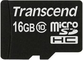 Pamětová karta microSDHC Transcend 16GB, Class 10