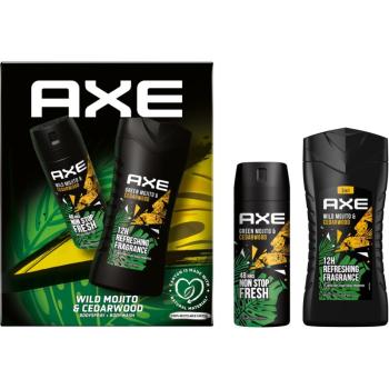 Axe Wild Green Mojito & Cedarwood dárková sada (na tělo a obličej) pro muže