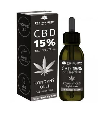 Pharma Activ Konopný olej CBD 15% 1500 mg 10 ml