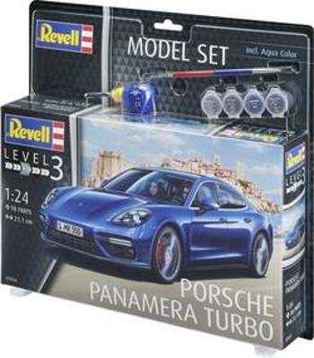 Model auta, stavebnice Revell Porsche Panamera Turbo 67034, 1:24