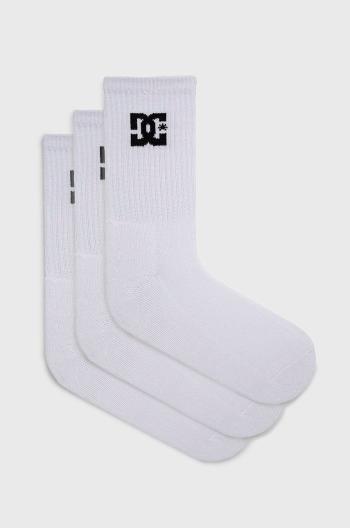 Ponožky Dc pánské, bílá barva