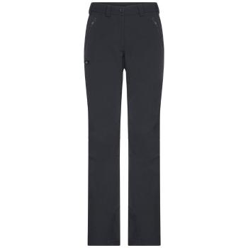 James & Nicholson Dámské elastické outdoorové kalhoty JN584 - Černá | M